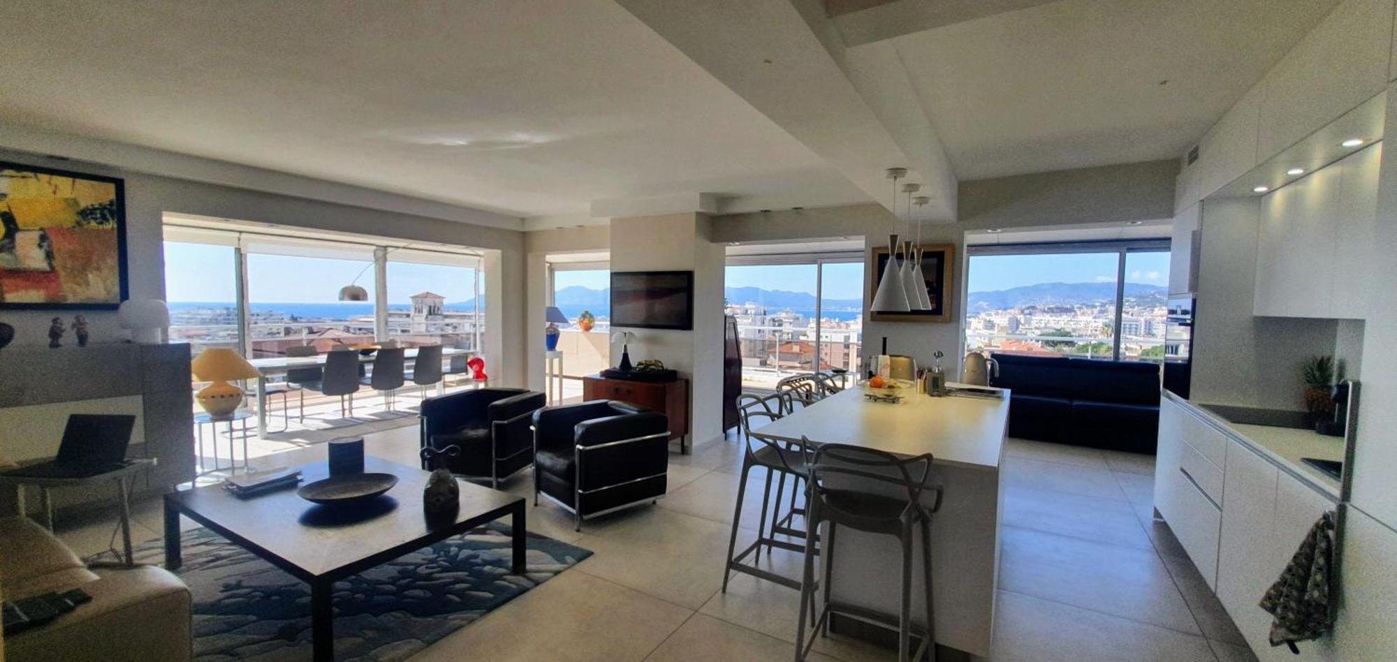 Villa Sur Le Toit - Vue Mer Exceptionnelle Cannes Zewnętrze zdjęcie