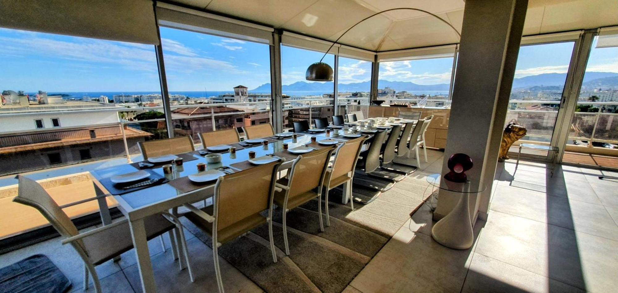 Villa Sur Le Toit - Vue Mer Exceptionnelle Cannes Zewnętrze zdjęcie