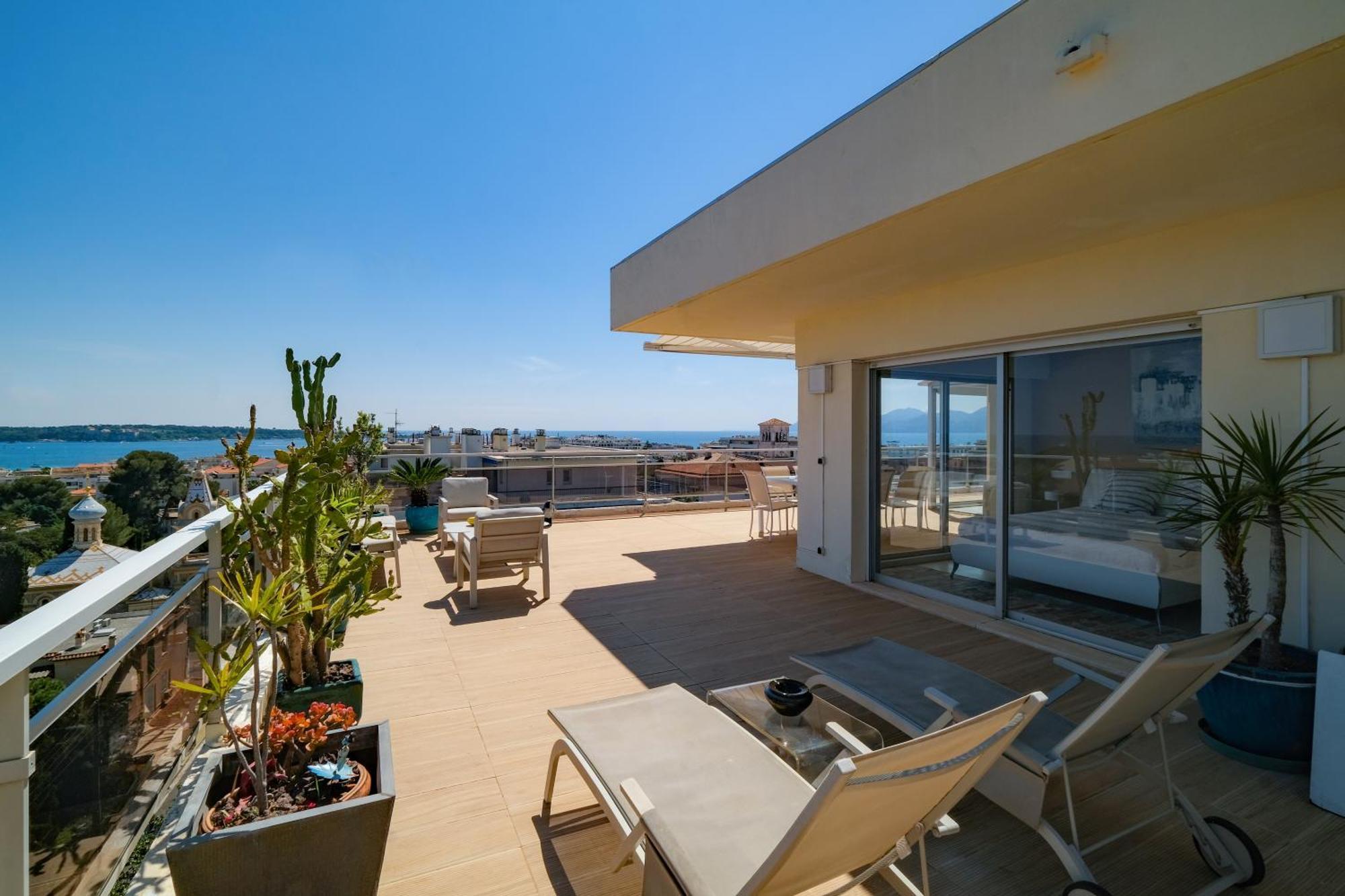 Villa Sur Le Toit - Vue Mer Exceptionnelle Cannes Zewnętrze zdjęcie
