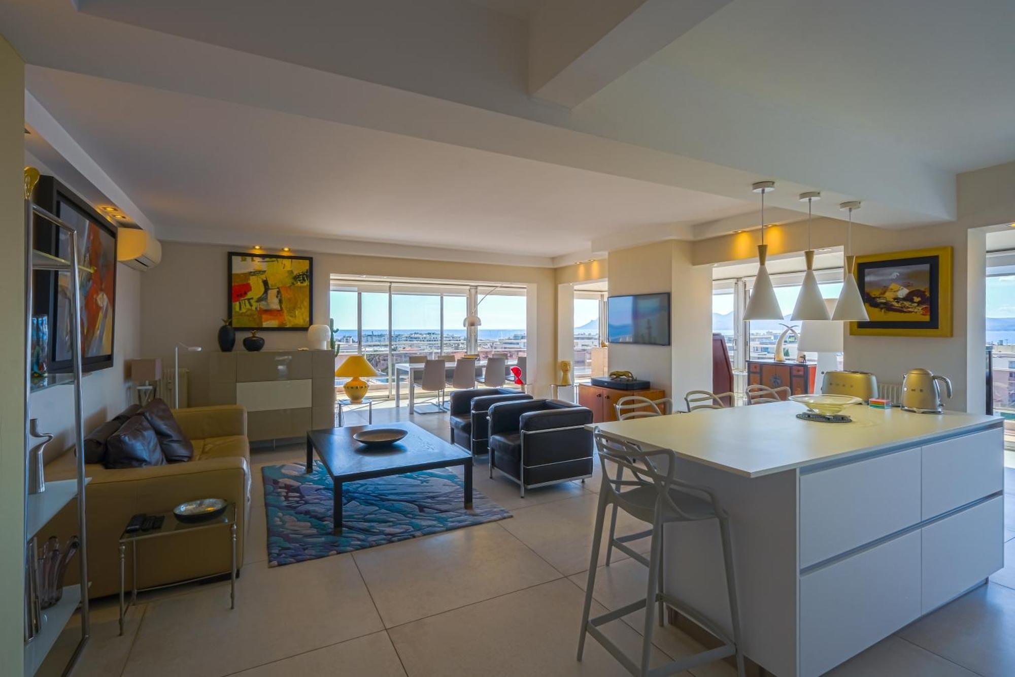Villa Sur Le Toit - Vue Mer Exceptionnelle Cannes Zewnętrze zdjęcie